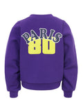LOOXS 10sixteen - Paarse sweater V-hals Scuba