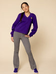 LOOXS 10sixteen - Paarse sweater V-hals Scuba