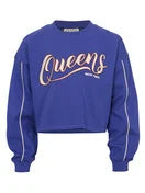 LOOXS 10sixteen - Cropped Sweater Blue Queens