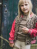 LOOXS Little - Baseball vest Leopard