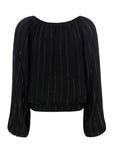 LOOXS 10sixteen - Blouse top Zwart Viscose