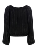 LOOXS 10sixteen - Blouse top Zwart Viscose