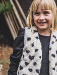 Little Looxs - Gilet Offwhite Hearts
