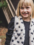 Little Looxs - Gilet Offwhite Hearts