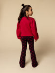 Little Looxs - Flared sweat pants Boho Hearts