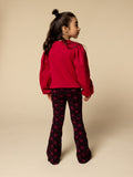 Little Looxs - Flared sweat pants Boho Hearts