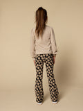 Little Looxs - Flared broek Flowerfield Zwart