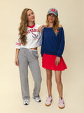 LOOXS 10sixteen - T-shirt Wit / Rood V-hals