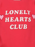 Looxs Little - Sweater Rood Lonely Hearts Club