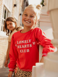 Looxs Little - Sweater Rood Lonely Hearts Club