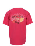 Looxs Little - T-shirt Extra lang Warm Pink