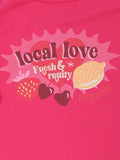 Looxs Little - T-shirt Extra lang Warm Pink