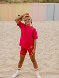 Looxs Little - T-shirt Extra lang Warm Pink
