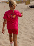 Looxs Little - Rib jersey slim fit short Strawberry fields