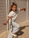 Looxs Little - Mouwloze sweater Offwhite