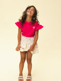 Looxs Little - T-shirt Warm Pink Krinkel