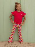 Looxs Little - T-shirt Warm Pink Krinkel