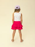 Looxs Little - Stroken rokje Warm Pink