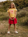 Looxs Little - Stroken rokje Warm Pink