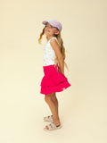Looxs Little - Stroken rokje Warm Pink
