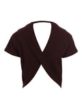 LOOXS 10sixteen - T-shirt Bruin fancy achterkant