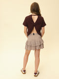 LOOXS 10sixteen - T-shirt Bruin fancy achterkant