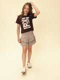 LOOXS 10sixteen - T-shirt Bruin fancy achterkant