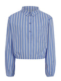 LOOXS 10sixteen - Blouse Ice Blue Gestreept