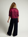 LOOXS 10sixteen - Super wide leg broek Navy