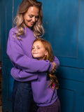 Looxs Little - Sweater Lila backprint
