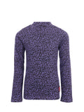 Looxs Little - T-shirt krinkel jersey Purple Leopard