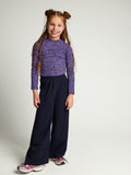 Looxs Little - T-shirt krinkel jersey Purple Leopard