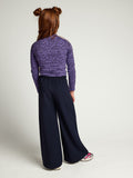 Looxs Little - T-shirt krinkel jersey Purple Leopard