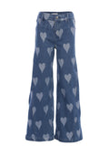 Looxs Little -Wide leg Dark Denim Hearts