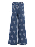 Looxs Little -Wide leg Dark Denim Hearts