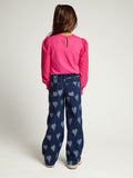 Looxs Little -Wide leg Dark Denim Hearts