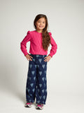 Looxs Little -Wide leg Dark Denim Hearts