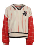 LOOXS 10sixteen - Baseball sweater loose fit Rood