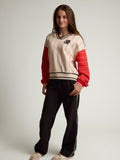 LOOXS 10sixteen - Baseball sweater loose fit Rood