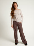 LOOXS 10sixteen - Gebreide trui Offshoulder Ivory Melee