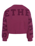 Looxs Little - Ballon Sweater Violet backprint