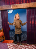 Looxs Little - Sweater Olive Lurex