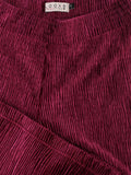 Looxs Little - Velours krinkel Wide Leg Ruby Red