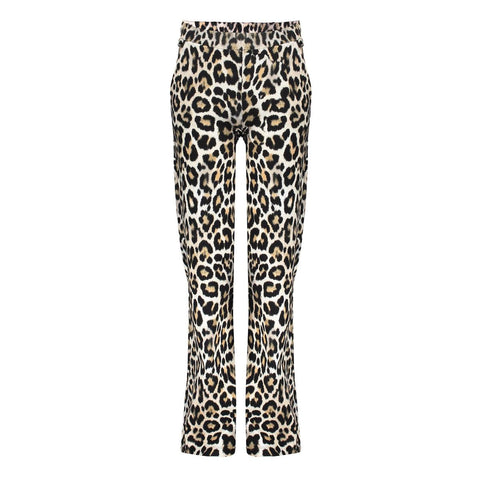 Geisha -  Pants wide AOP leopard