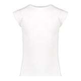 Geisha - T-shirt rib ruffle sleeves