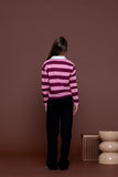 Geisha - Sweat striped with collar