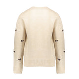 Geisha - Pullover little bow embroidery