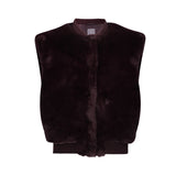 Geisha - Gilet fur with rib