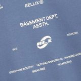 Rellix - Hoodie Rellix Backprint Brush | Ash Blue