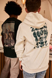 Indian Blue Jeans - Loose Fit Hoodie Backprint | Cloud